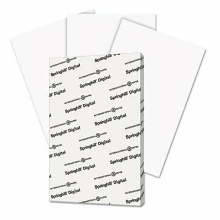 INTERNATIONAL PAPER Springhill, DIGITAL INDEX WHITE CARD STOCK, 92 BRIGHT, 90LB, 11 X 17, WHITE, 250PK 015110